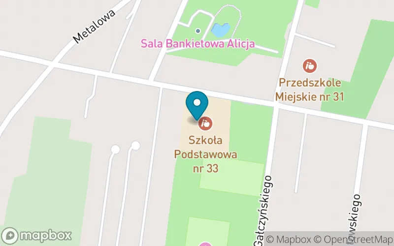 Lokalizacja: Szkoła Podstawowa nr 33 im. Adama Mickiewicza w Sosnowcu