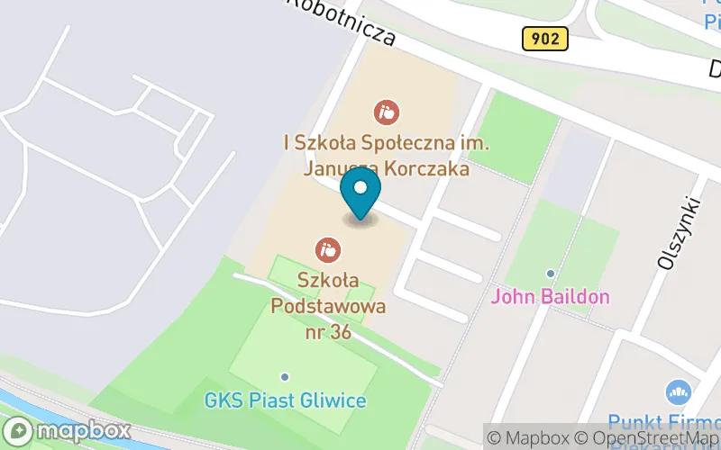 Lokalizacja: Szkoła Podstawowa nr 36 im. Johna Baildona w Gliwicach