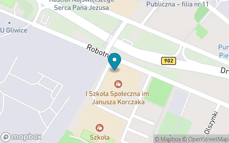Lokalizacja: I Społeczna Szkoła Podstawowa im. Janusza Korczaka Gliwickiego Towarzystwa Szkolnego im. Janusza Korczaka