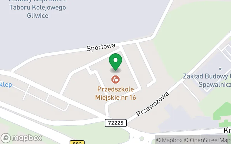 Lokalizacja: Przedszkole Miejskie nr 16 w Gliwicach