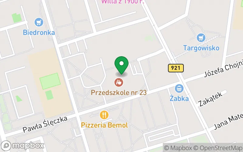 Lokalizacja: Przedszkole nr 23 w Zabrzu