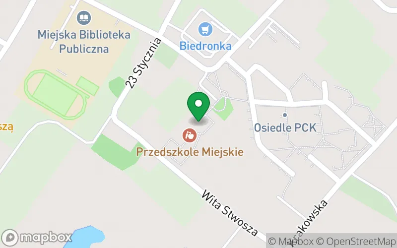 Lokalizacja: Miejskie Przedszkole w Sławkowie