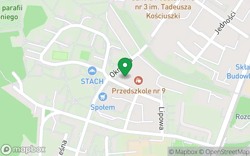 Lokalizacja: Przedszkole nr 9 w Siemianowicach Śląskich