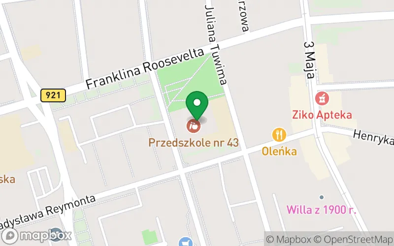 Lokalizacja: Przedszkole nr 43 w Zabrzu