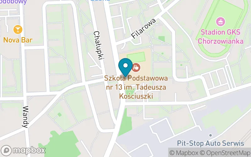 Lokalizacja: Szkoła Podstawowa nr 13 Im.tadeusza Kościuszki