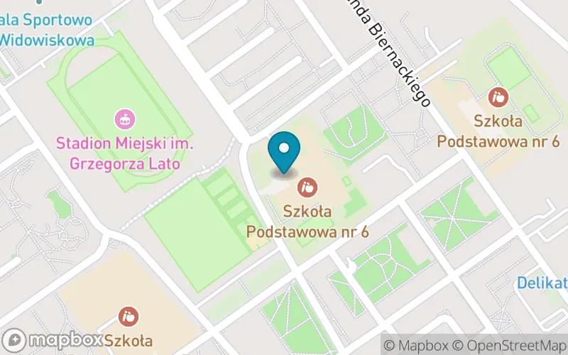 Lokalizacja: Szkoła Podstawowa nr 6 im. Żwirki i Wigury z Oddziałami Integracyjnymi i Sportowymi w Mielcu