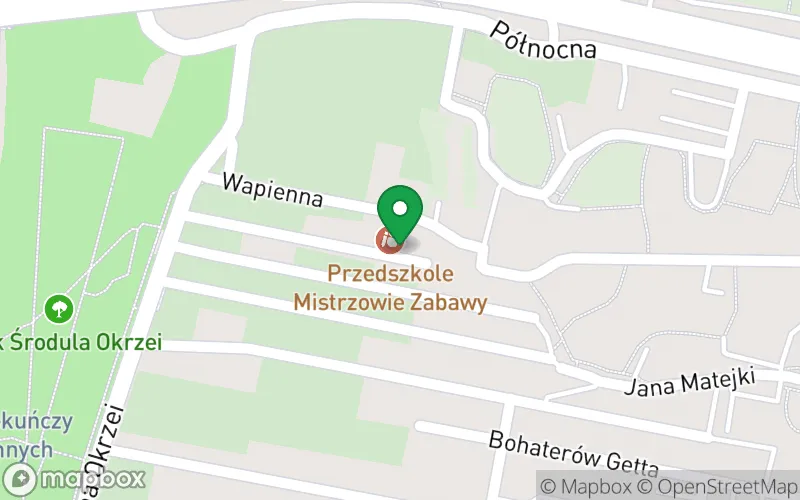 Lokalizacja: Niepubliczne Przedszkole Integracyjne ze Specjalnością Językowo-Artystyczną "Mistrzowie Zabawy"