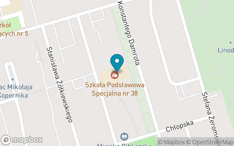 Lokalizacja: Szkoła Podstawowa Specjalna nr 38 im. Małego Księcia w Zabrzu
