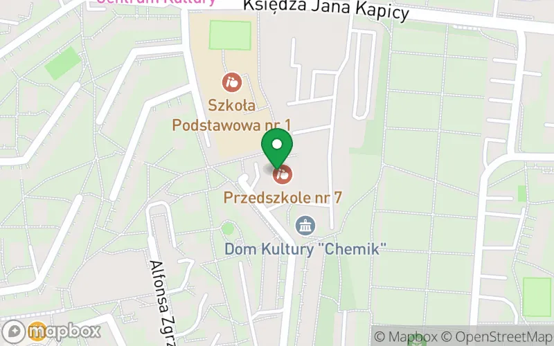 Lokalizacja: Przedszkole nr 7 w Siemianowicach Śląskich