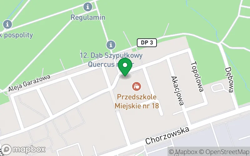 Lokalizacja: Przedszkole Miejskie nr 18 w Gliwicach