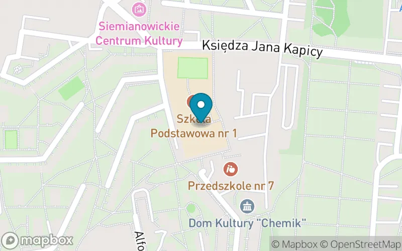Lokalizacja: Szkoła Podstawowa nr 1 im. Mikołaja Kopernika