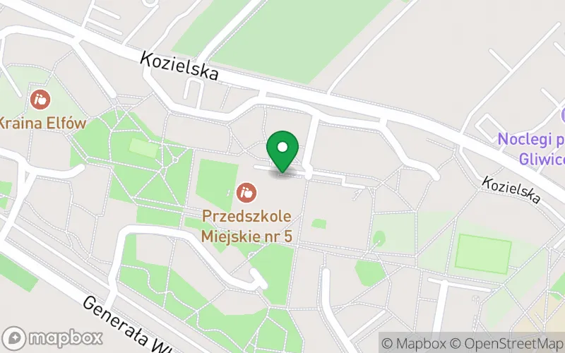 Lokalizacja: Przedszkole Miejskie nr 5 „Tęcza” w Gliwicach