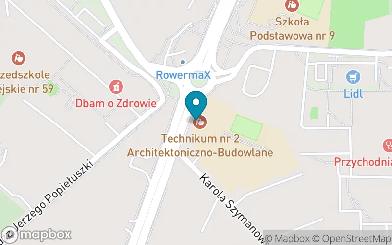 Lokalizacja: Szkoła Podstawowa dla Dorosłych w Sosnowcu