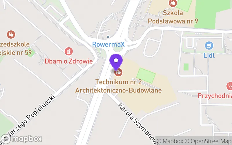 Lokalizacja: Branżowa Szkoła I Stopnia nr 2 w Sosnowcu