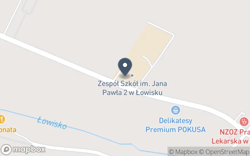 Lokalizacja: Zespół Szkół im. Jana Pawła II w Łowisku