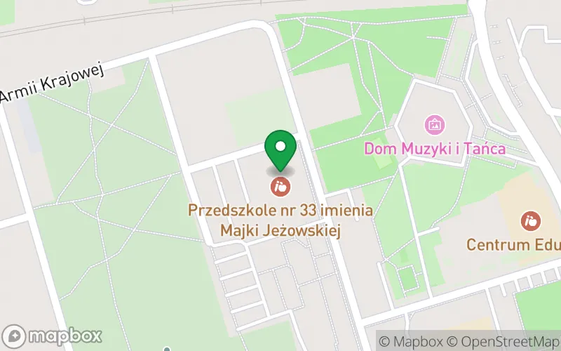 Lokalizacja: Przedszkole nr 33 im. Majki Jeżowskiej w Zabrzu