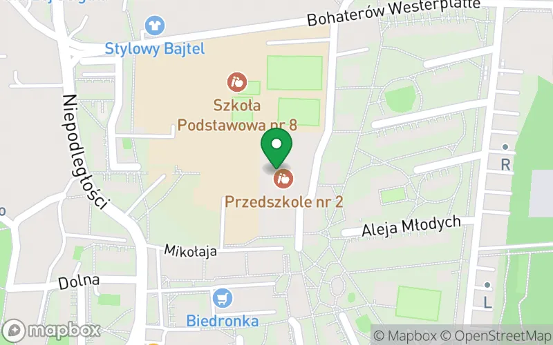 Lokalizacja: Przedszkole nr 2 "Tęczowa Dwójeczka" w Siemianowicach Śląskich
