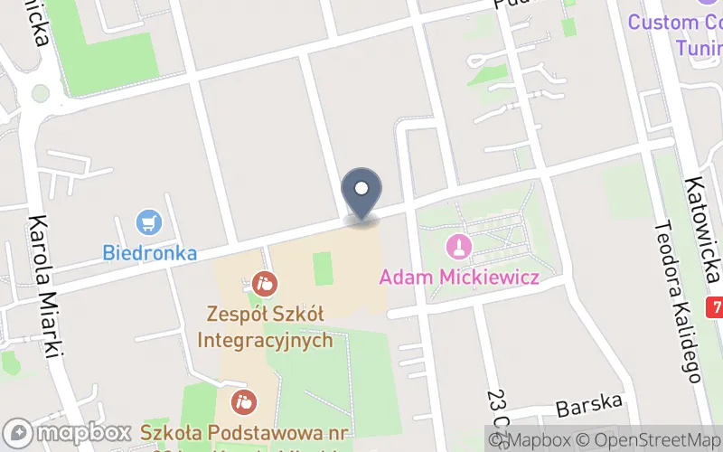 Lokalizacja: Niepubliczna Placówka Kształcenia Ustawicznego Śląskie Centrum Kynologiczne "Prestor"