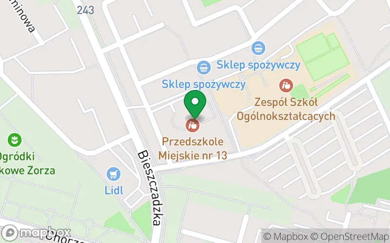 Lokalizacja: Przedszkole Miejskie nr 13 w Świętochłowicach