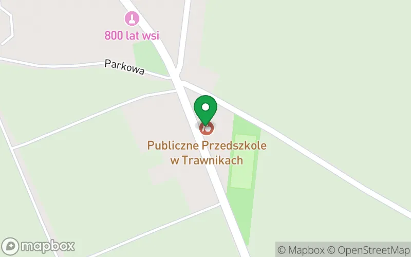 Lokalizacja: Publiczne Przedszkole w Trawnikach