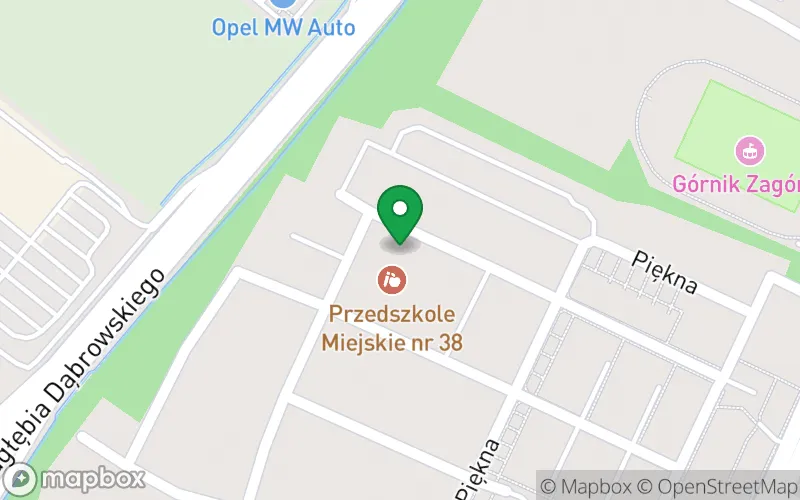 Lokalizacja: Przedszkole Miejskie nr 38 w Sosnowcu