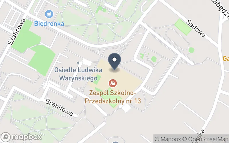Lokalizacja: Zespół Szkolno-Przedszkolny nr 13 w Gliwicach