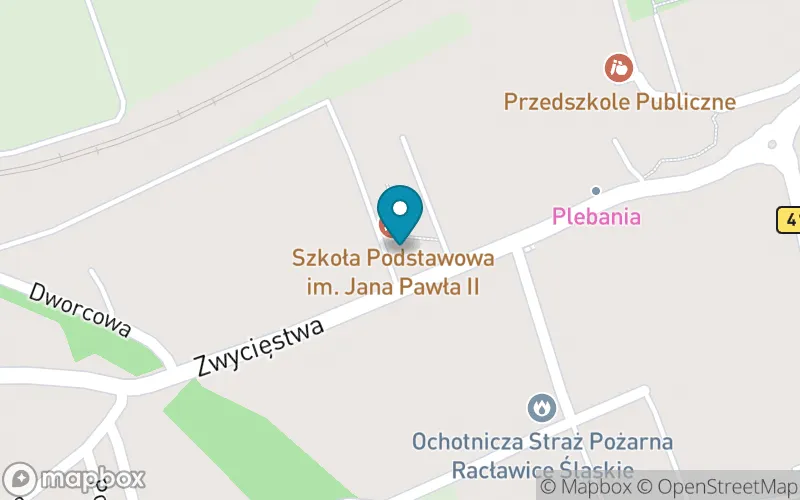 Lokalizacja: Szkoła Podstawowa im. Jana Pawła II w Racławicach Śląskich