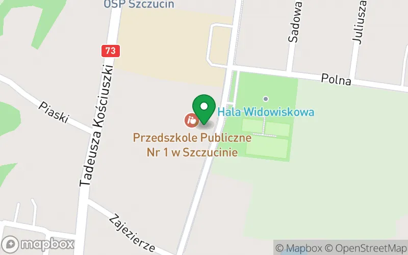 Lokalizacja: Przedszkole Publiczne Nr1 w Szczucinie