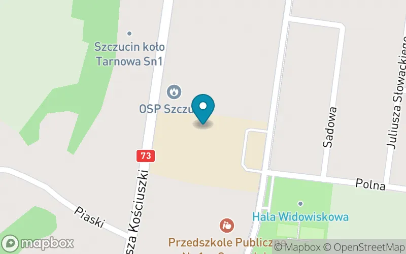 Lokalizacja: Szkoła Podstawowa im. Adama Mickiewicza w Szczucinie