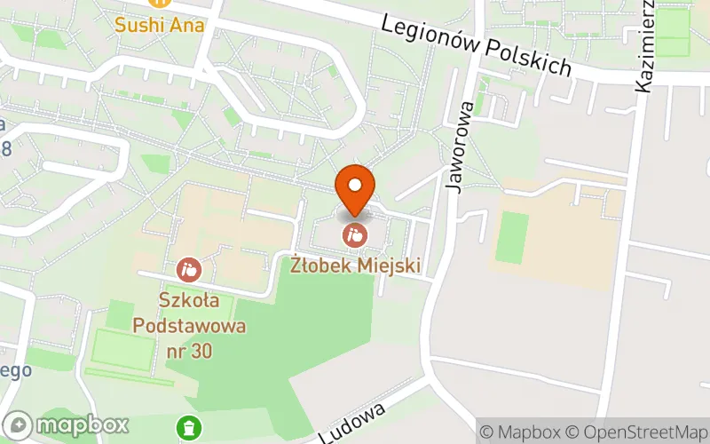 Lokalizacja: Żłobek Miejski w Dąbrowie Górniczej Siedziba