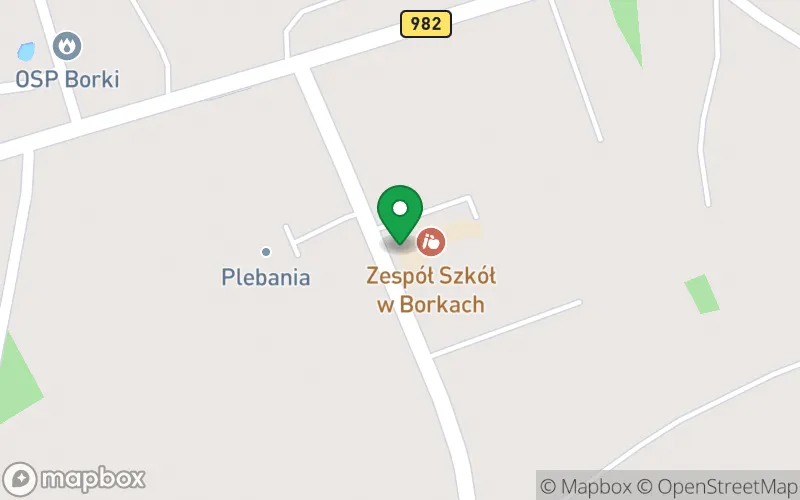 Lokalizacja: Przedszkole Publiczne w Borkach
