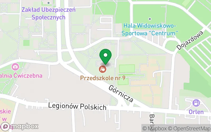 Lokalizacja: Przedszkole nr 9 w Dąbrowie Górniczej