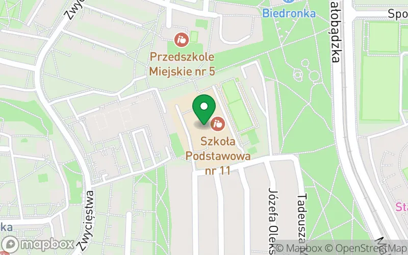Lokalizacja: Niepubliczne Przedszkole "Bolek i Lolek" w Będzinie