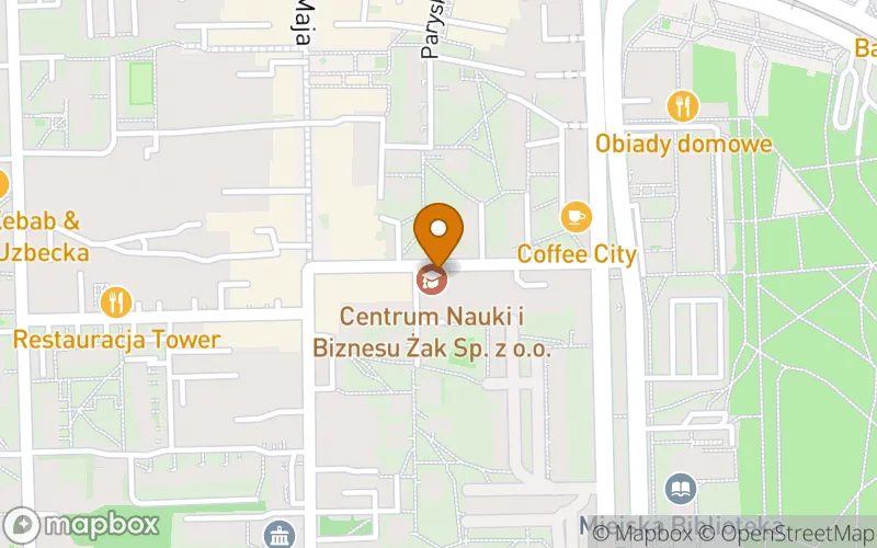 Lokalizacja: Publiczna Szkoła Policealna Administracji Cnib "Żak" w Dąbrowie Górniczej