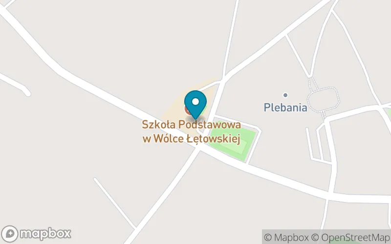 Lokalizacja: Szkola Podstawowa w Wólce Łętowskiej