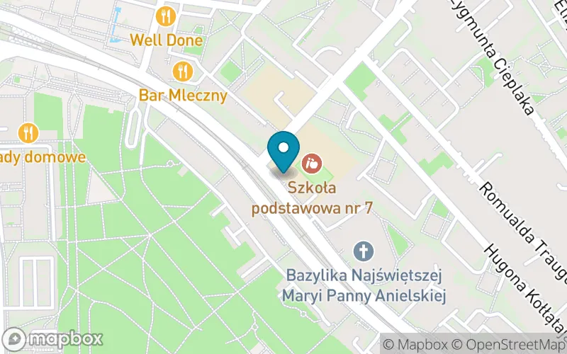 Lokalizacja: Szkoła Podstawowa nr 7 im. Hugona Kołłątaja w Dąbrowie Górniczej, ul. Królowej Jadwigi 11