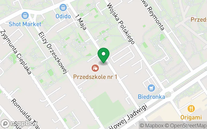 Lokalizacja: Przedszkole nr 1 w Dąbrowie Górniczej