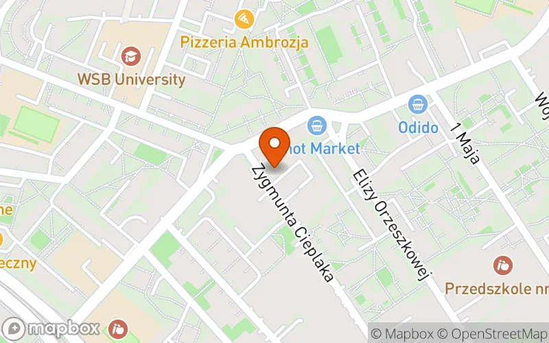 Lokalizacja: Niepubliczny Żłobek "Dąbrowskie Dzieciaczki"