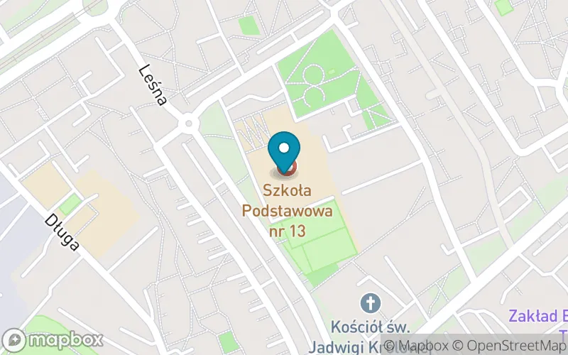 Lokalizacja: Szkoła Podstawowa nr 13 im. Adama Piwowara w Dąbrowie Górniczej