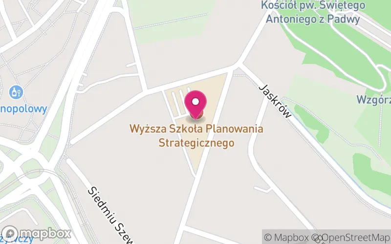 Lokalizacja: Wyższa Szkoła Planowania Strategicznego