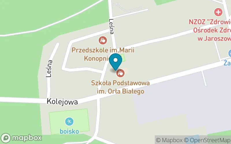 Lokalizacja: Szkoła Podstawowa im. Orła Białego w Jaroszowcu