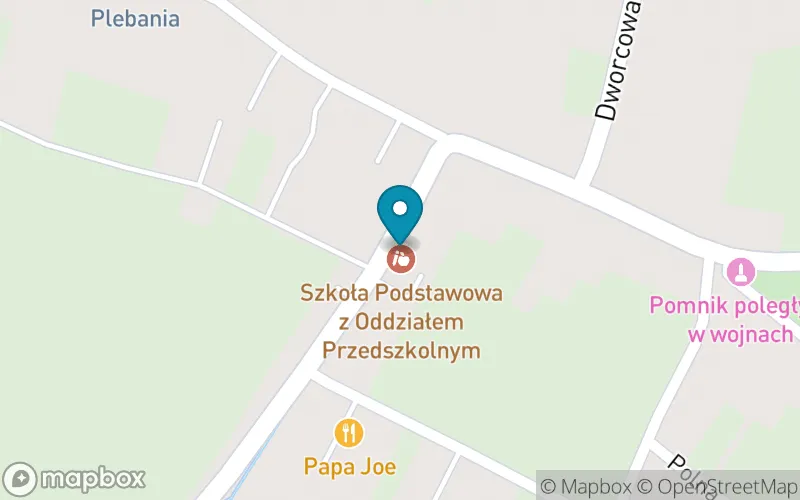 Lokalizacja: Szkoła Podstawowa z Oddziałem Przedszkolnym w Twardawie