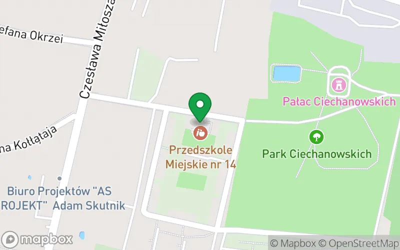 Lokalizacja: Przedszkole Miejskie nr 14 w Będzinie