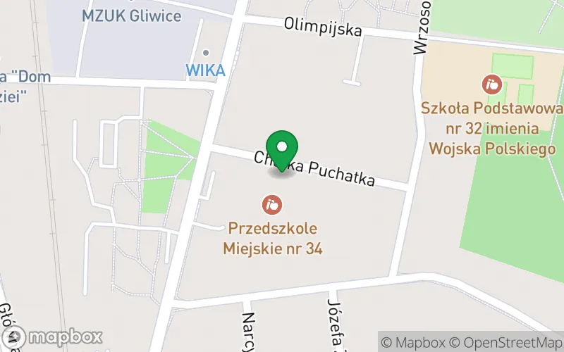 Lokalizacja: Przedszkole Miejskie nr 34 im. Kubusia Puchatka w Gliwicach