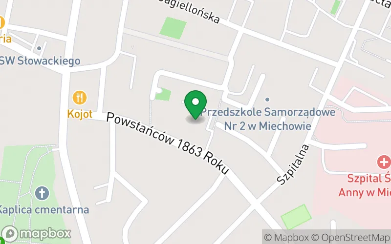 Lokalizacja: Przedszkole Samorządowe nr 1 w Miechowie