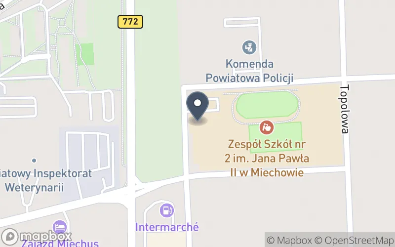 Lokalizacja: Zespół Szkół nr 2 im. Jana Pawła II w Miechowie