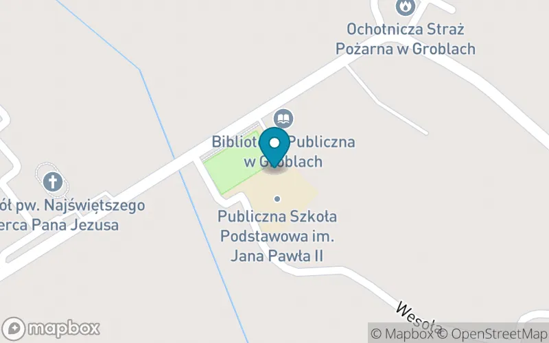 Lokalizacja: Publiczna Szkoła Podstawowa im. Jana Pawła II w Groblach