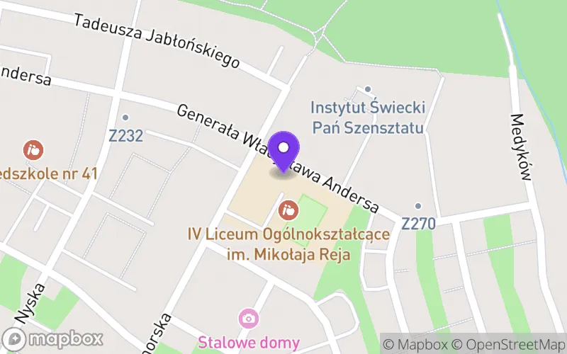 Lokalizacja: IV Liceum Ogólnokształcące im. Mikołaja Reja w Zabrzu