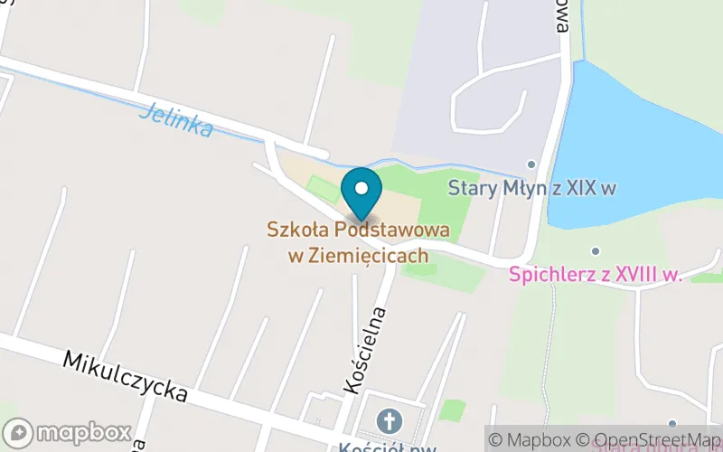 Lokalizacja: Szkoła Podstawowa w Ziemięcicach