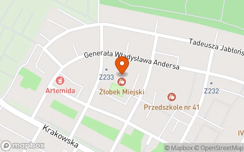 Lokalizacja: Żłobek Miejski - Filia